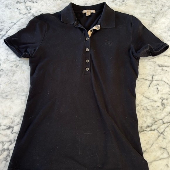 Burberry Brit polo shirt size small in black - Picture 1 of 9